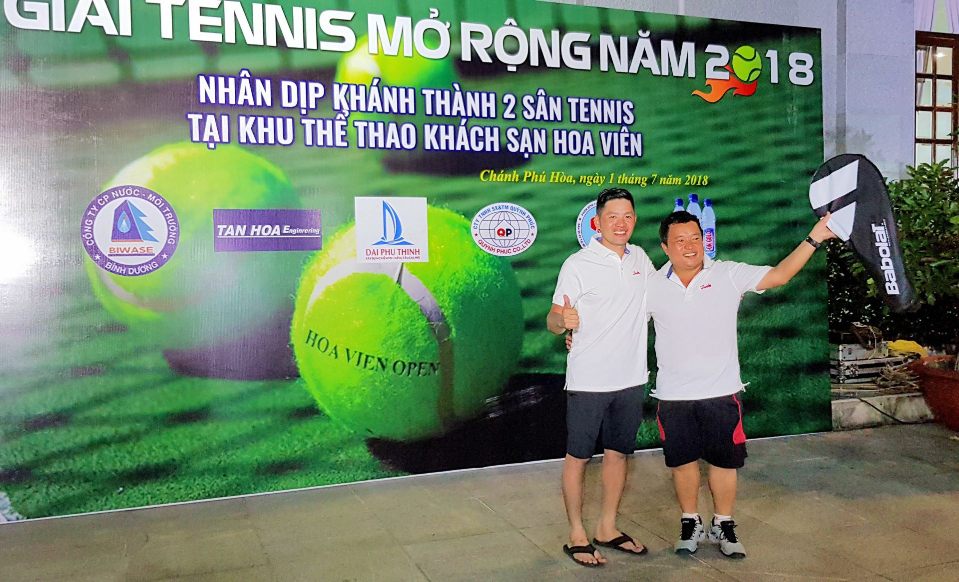 Tổng kết giải tennis Hoa Viên mở rộng 2018