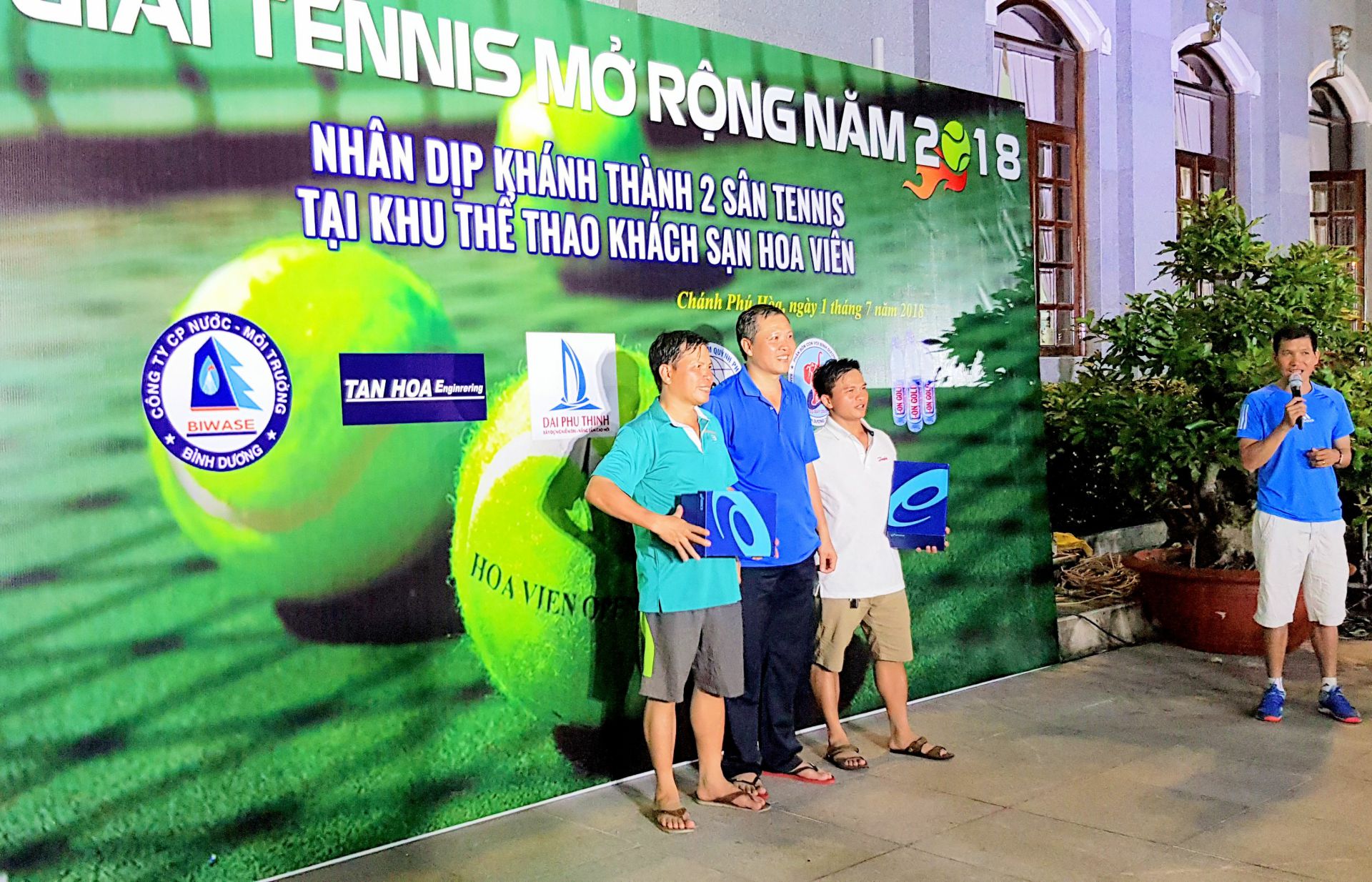 Tổng kết giải tennis Hoa Viên mở rộng 2018