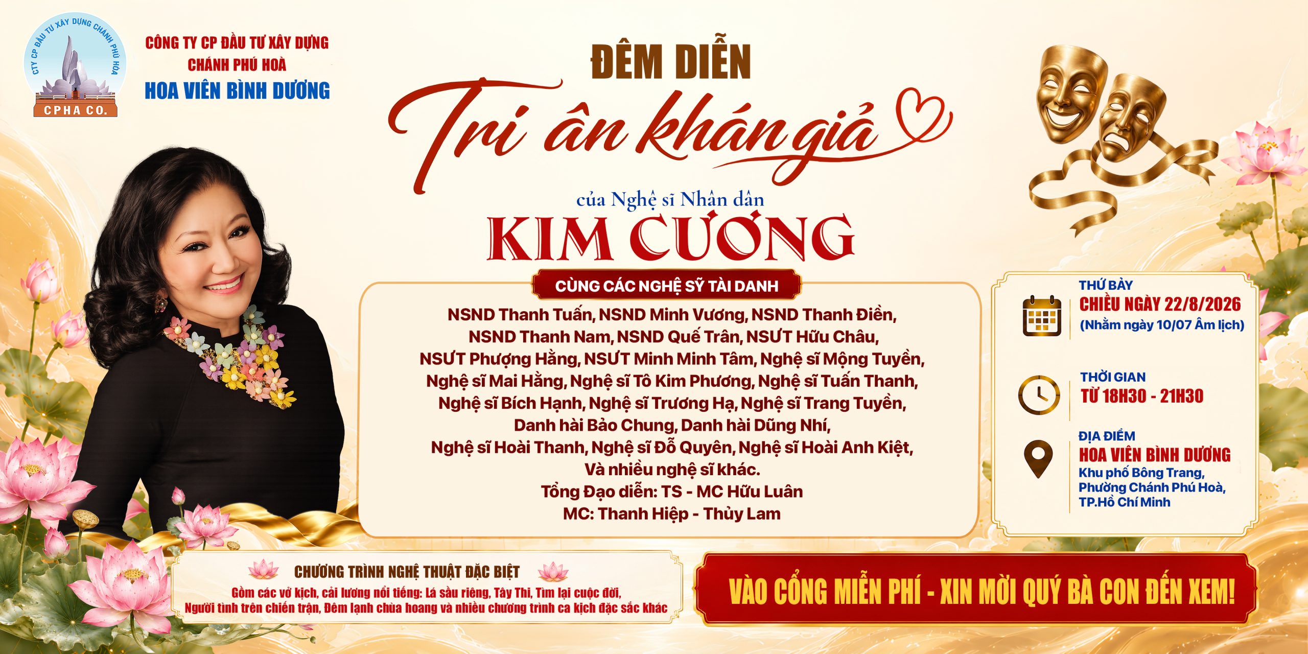 MỘT ĐÊM DIỄN – VẠN TẤM LÒNG